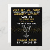 Funny zitiert Geburtstagsfeier (Vorne/Hinten)