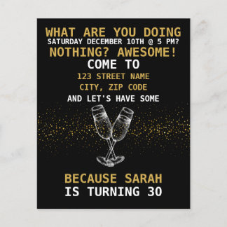 Funny zitiert Geburtstagsfeier