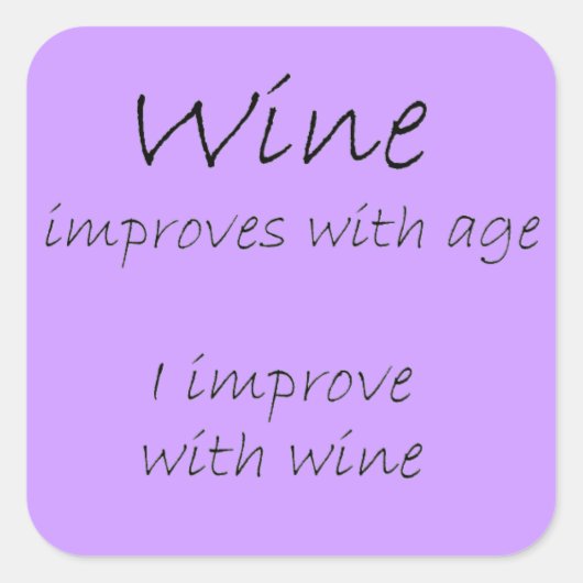 Funny zitiert Geschenke Spaß Aufkleber Geburtstags (Vorderseite)