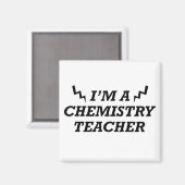 Funny zitiert über Chemielehrer Magnet (Vorderseite/Rückseite)