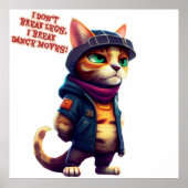 Funny zitiert von einem Katzengang-Chef Poster (Vorne)