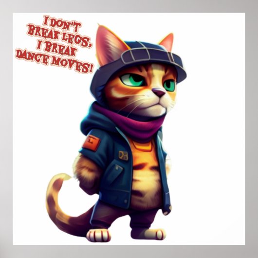 Funny zitiert von einem Katzengang-Chef Poster (Vorne)