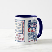 Funny Zivil Engineer immer richtig Tasse (VorderseiteRechts)