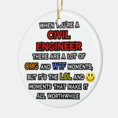 Funny Zivil Engineer ... OMG WTF LOL Keramikornament (Links)