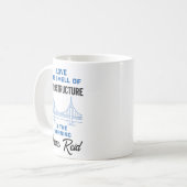 Funny Zivil Engineering Bridge Engineer Kaffeetasse (Vorderseite Links)