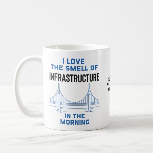 Funny Zivil Engineering Bridge Engineer Kaffeetasse (Links)