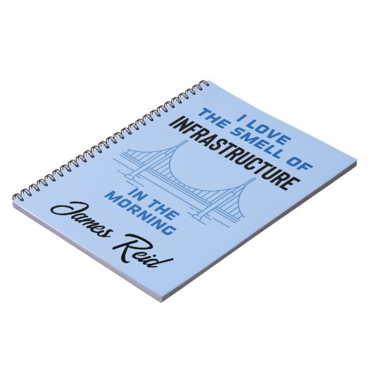 Funny Zivil Engineering Bridge Engineer Notizblock (Linke Seite)