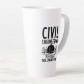 Funny Zivil Engineering Gag Engineer Graduate Milchtasse (Rechte Ecke)