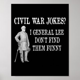 Funny Zivil War Design für History Buff & amp; Hit Poster