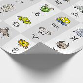 Funny Zodiac Signs Geschenkpapier