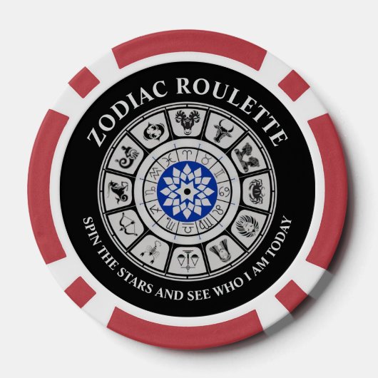 Funny Zodiac Signs Pokerchips (Rückseite)