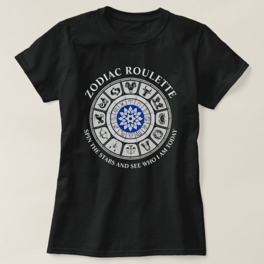 Funny Zodiac Signs T-Shirt (Design vorne)