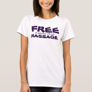 Funny ZOLLBAR freie Ölanwendung mit Massage T-Shirt