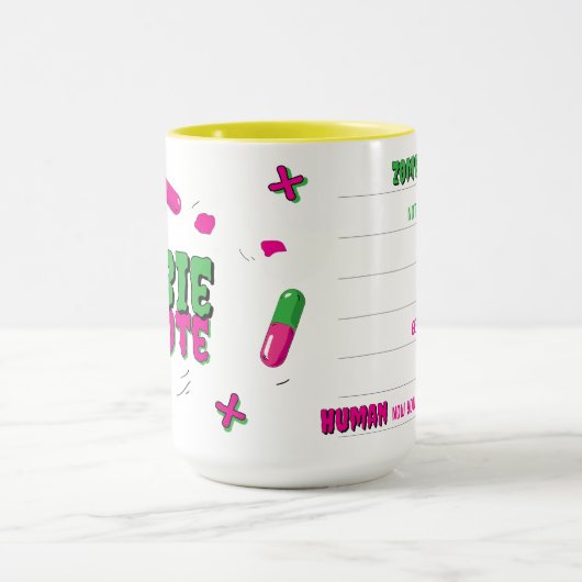 Funny Zombie Antidote Shhh... Tasse (Zentrum)