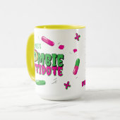 Funny Zombie Antidote Shhh... Tasse (Vorderseite Links)