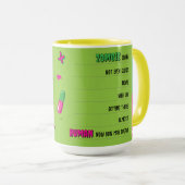 Funny Zombie Antidote.. Shhh.. Zombie Bevor ... Tasse (VorderseiteRechts)