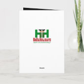 Funny Zombie Buff Gewichtshundertheben Karte (Rückseite)