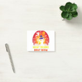 Funny Zombie Cat Humorous Want Brain Right Meow Post-it Klebezettel (Büro)