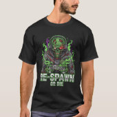 Funny Zombie Gamer Re-Spawn oder Die T - Shirt | U (Vorderseite)