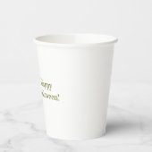 Funny Zombie halloween Pappbecher (Links)