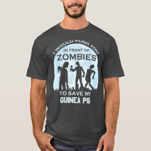 Funny Zombie Halloween Pet Guinea Pig T-Shirt