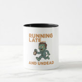 Funny Zombie Halloween Tasse (Zentrum)