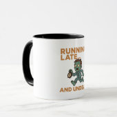 Funny Zombie Halloween Tasse (Vorderseite Links)