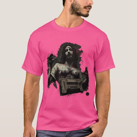 Funny Zombie Jesus T-Shirt (Vorderseite)