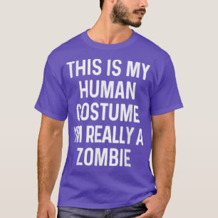 Funny Zombie Kostüm Halloween 2944 T-Shirt