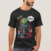 Funny Zombie Personalisiert Name T-Shirt Cooles Co (Vorderseite)