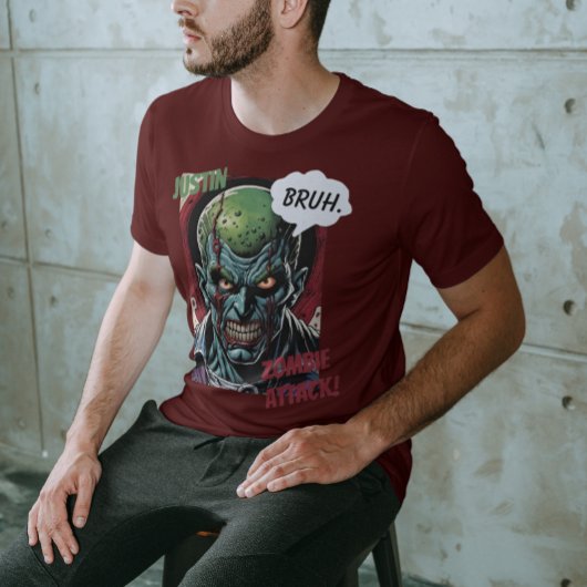 Funny Zombie Personalisiert Name T-Shirt Cooles Co