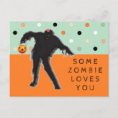 Funny Zombie Postkarte (Vorderseite)