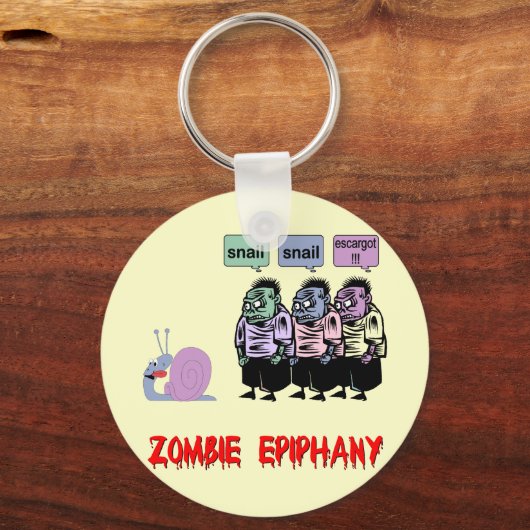 Funny Zombie Schlüsselanhänger (Vorderseite)
