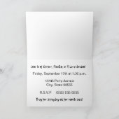 Funny Zombie Sleepover Party Einladung (Innenseite)