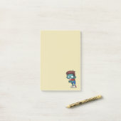 Funny Zombie Typ Post-it Klebezettel (Auf Schreibtisch)