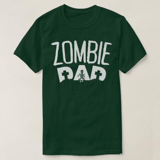 Funny Zombie Vater T-Shirt (Design vorne)