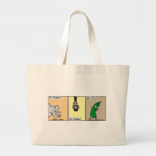 Funny Zoo/Animal Cartoon Geschenke & Sammlerstücke Jumbo Stoffbeutel