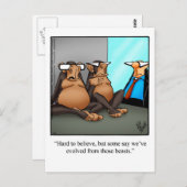 Funny Zoo Spaß Postcard Postkarte (Vorne/Hinten)