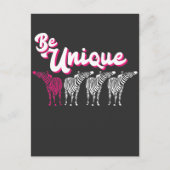 Funny Zookeeper Safari Zebra Zoo Tier Kostüm Postkarte (Vorderseite)