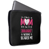Funny Zoologist Mama, Zoologe Mama Laptopschutzhülle (Vorne Rechts)