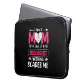 Funny Zoologist Mama, Zoologe Mama Laptopschutzhülle (Vorderseite Links)