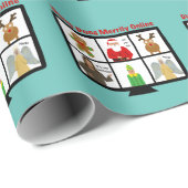 Funny Zoom Urlaubspapier Geschenkpapier (Rolleneckpunkt)