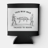 Funny "Zu Tode getreten" Vintag Introvertiert Man' Dosenkühler (Vorderseite)