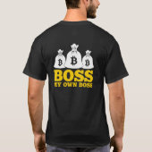 Funny zuerst Kryptowährung T-Shirt (Rückseite)