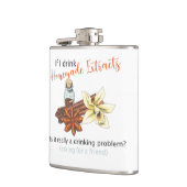 Funny Zuhause Baker Trinkflasche, hausgemachte Ext Flachmann (Links)