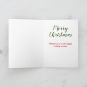 Funny Zuhause für Weihnachts-Pandemie Karte (Innenseite)