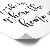 Funny Zuhause Office Niedliches Zitat Hübsch Brush Poster (Ecke)