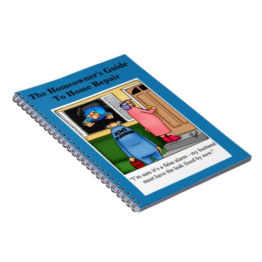 Funny Zuhause Repair DIY Spaß Notebook Notizblock (Rechte Seite)