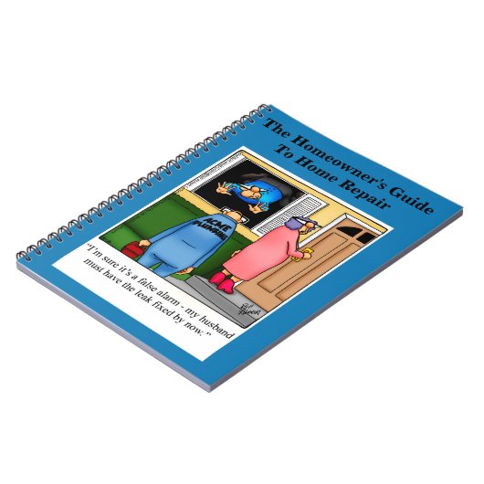 Funny Zuhause Repair DIY Spaß Notebook Notizblock (Linke Seite)