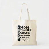 Funny Zuhause School Mama Muttertagsgeschenke Tragetasche (Vorne)